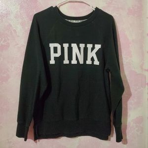 Victoria Secret Pink Black Sweater